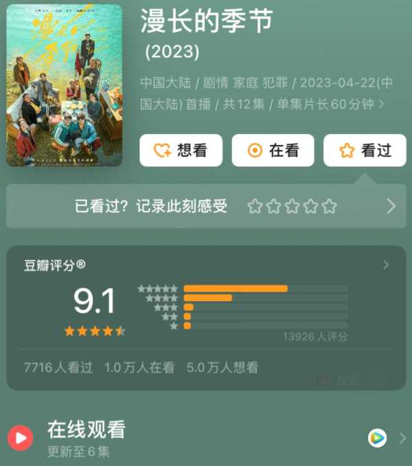 漫长的季节讲什么的?漫长的季节分析
