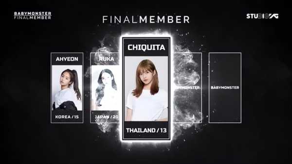 YG新女团公布最终名单!2023出道成员