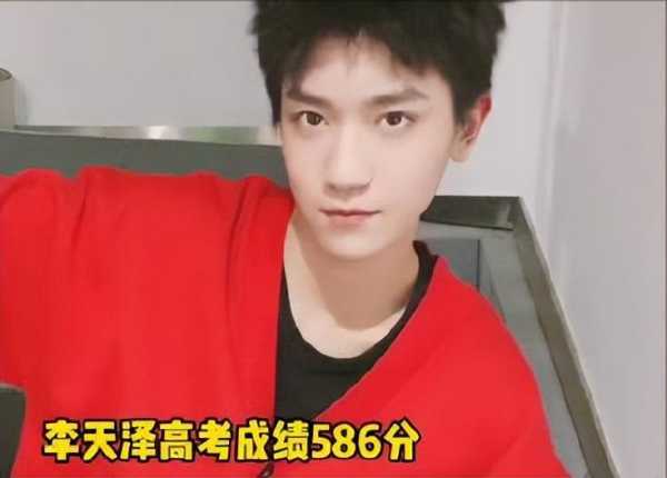 李天泽为什么出不了道?李天泽高考成绩586