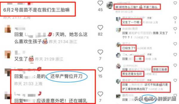 郑恺老婆苗苗生孩子了吗?曝苗苗生下三胎