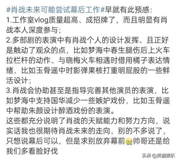 肖战怎么又复出了?未来可能尝试幕后工作