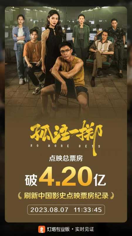 电影孤注一掷上映!盘点背后最大赢家