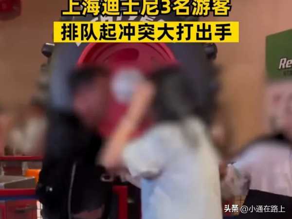 迪士尼3名游客排队冲突大打出手