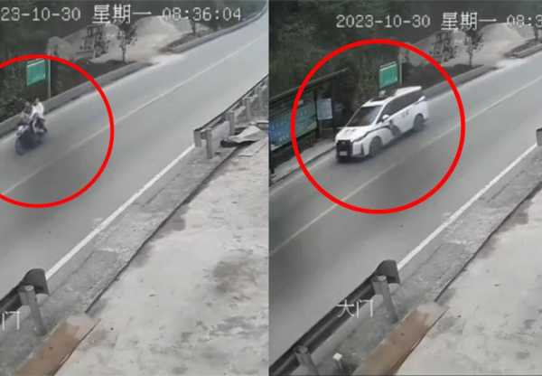 交警追赶摩托车致2死？镇政府回应