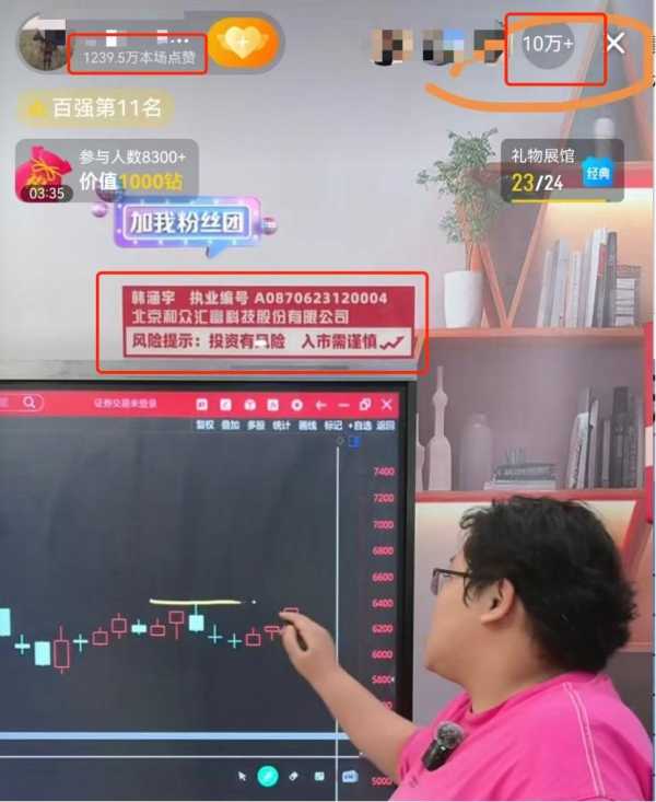 主播煽动吹票 数万新股民涌入直播间