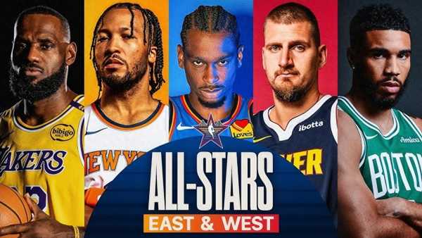 NBA全明星赛分队出炉!詹杜库同队还与浓眉重聚