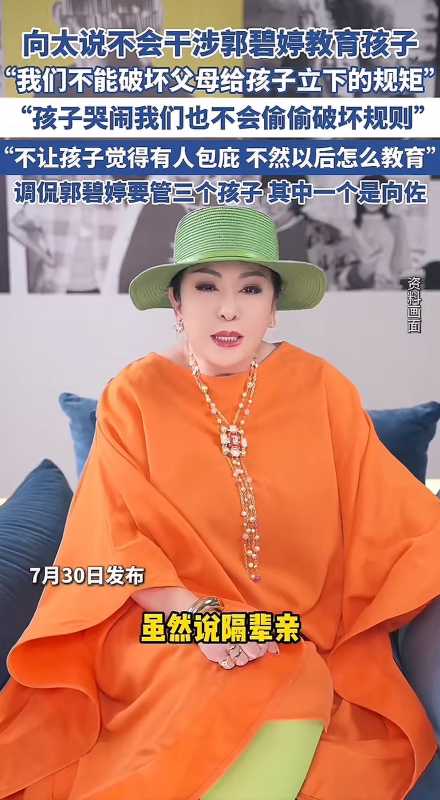 向太:向佐是大小孩郭碧婷管三个孩子