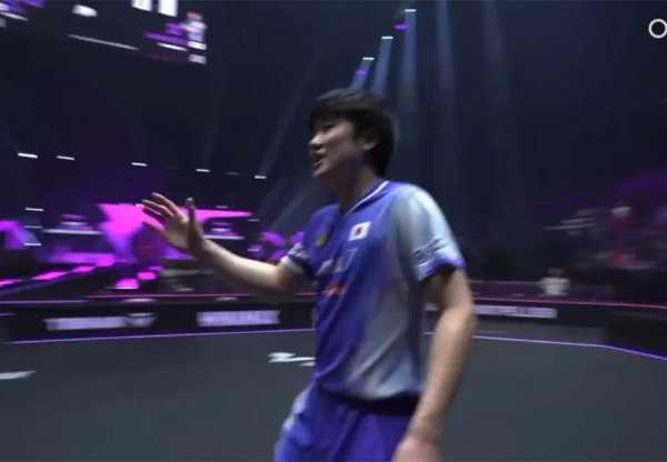 张本智和3比2宇田幸矢晋级